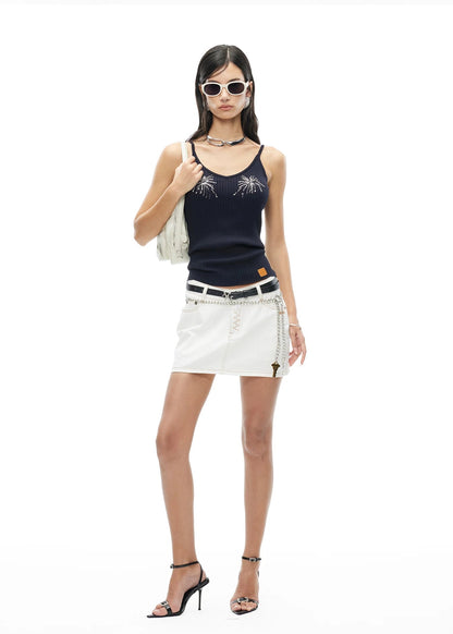Firework Embroidered V-Neck Camisole