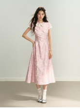 Pink Cheongsam Dress - CHINASQUAD