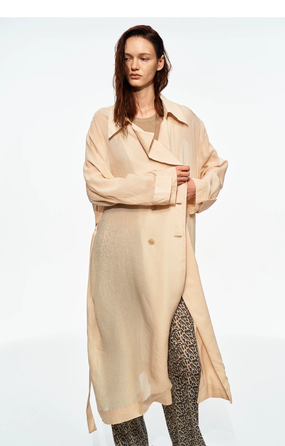 Linen Tencel Sun Trench