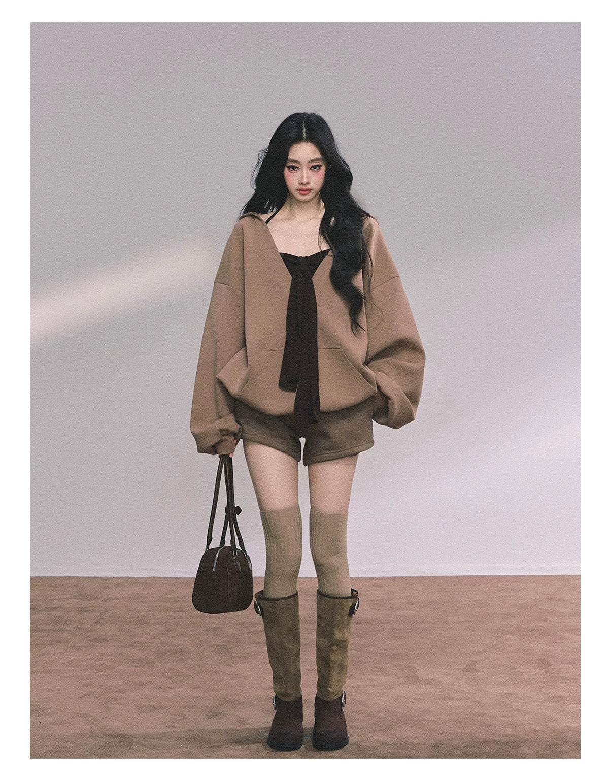 Autumn Leaves Hoodie Three-Piece Set