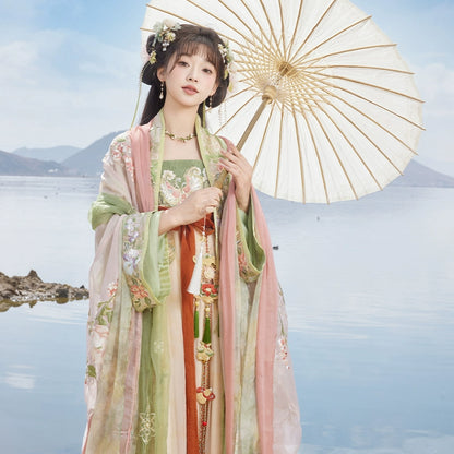 &quot;咫尺盛夏&quot; Tang-style Hanfu Set