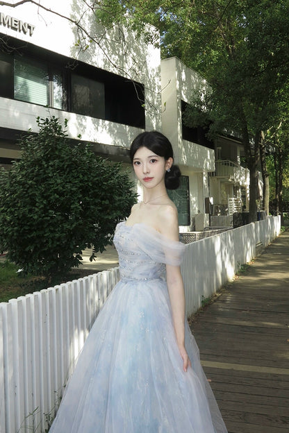 Zero-Seven Serene Celestial Tulle Gown
