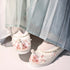 "Suyang 素央"  Embroidery Pointed Toes Beaded Hanfu Shoes - CHINASQUAD