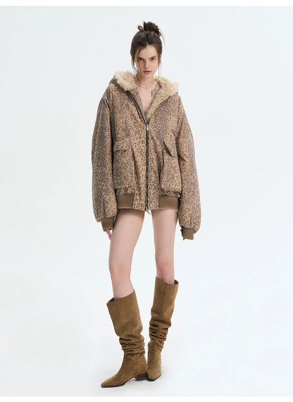 Eco Faux-Fur Hooded Jacket