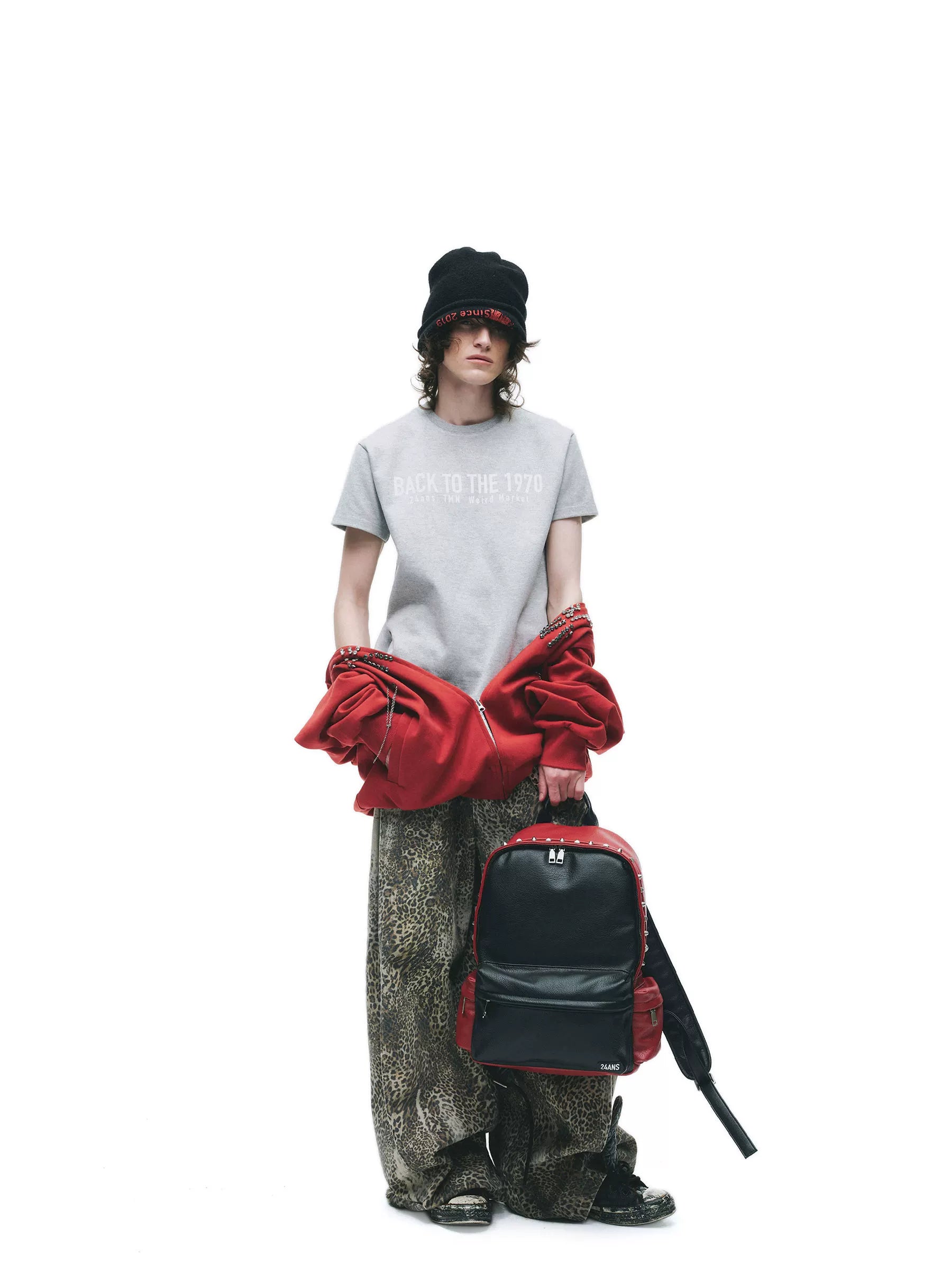 Retro Graphic Slim-Fit Cotton T-Shirt
