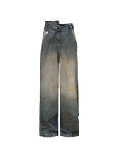 Heavy-Duty Distressed Denim Jeans - CHINASQUAD