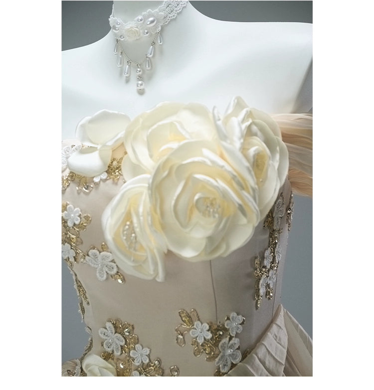 Enchanted Reverie Bloom Couture Gown