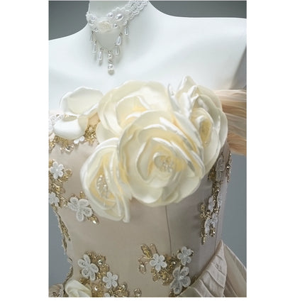 Enchanted Reverie Bloom Couture Gown