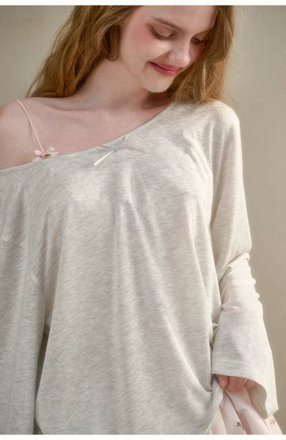 Cloud Veil Lyocell Relaxed Sheer T-Shirt