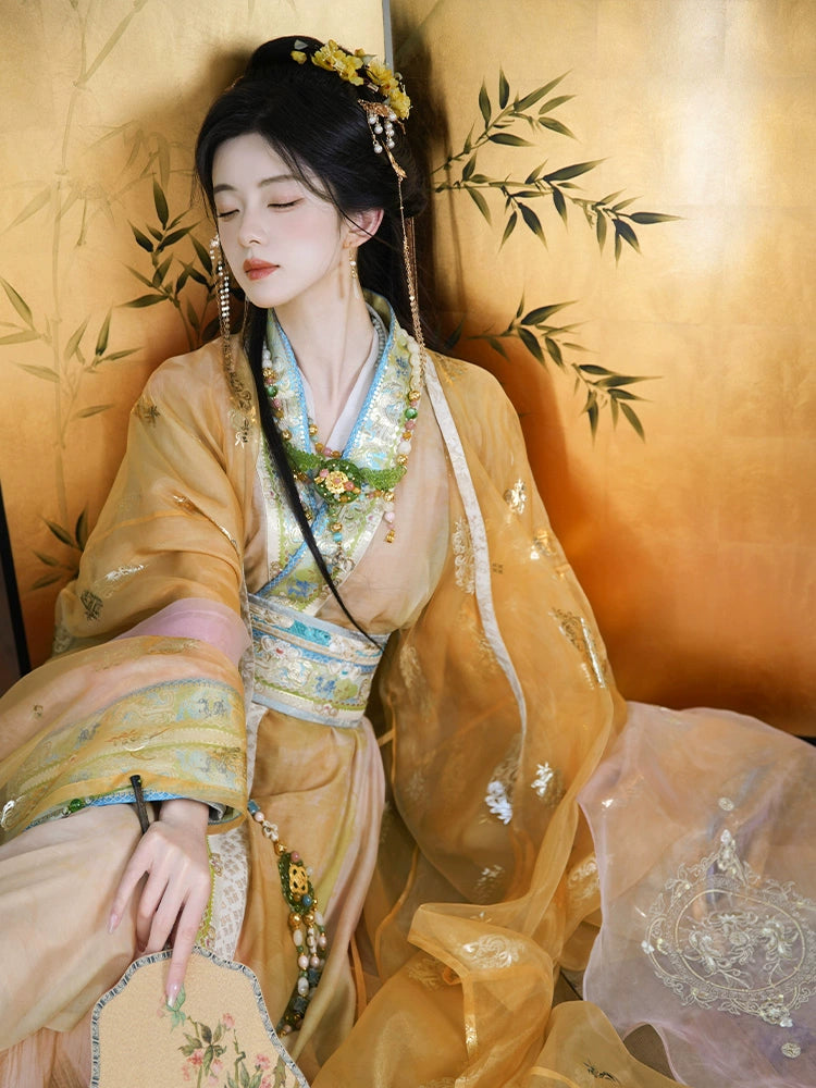 &quot;齐光&quot; Modern Hanfu Hanfu Set