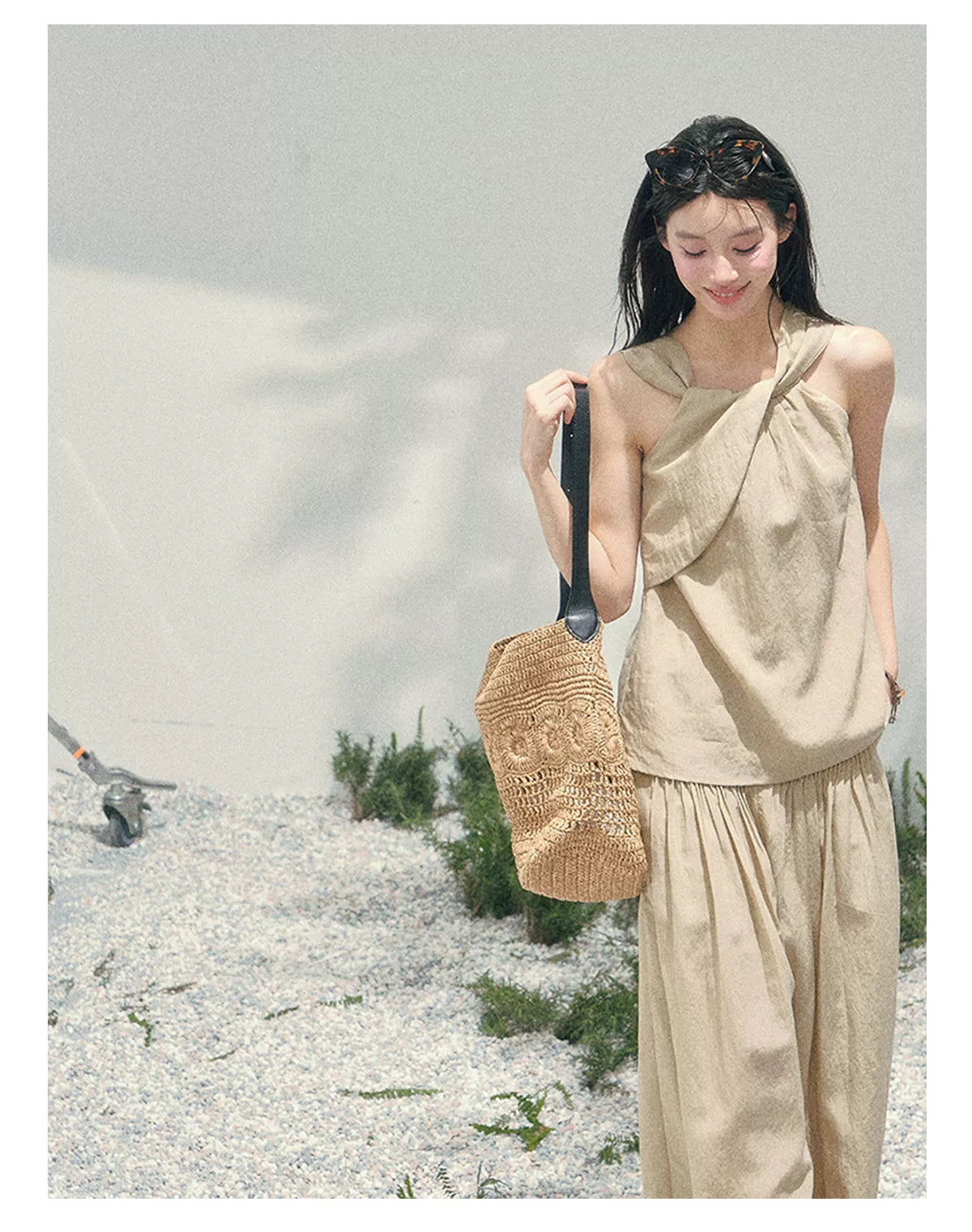 Soft Khaki Relaxed Set
