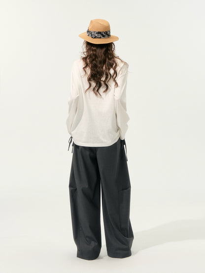 Color-Block Crew Neck Base Long-Sleeve T-Shirt - CHINASQUAD