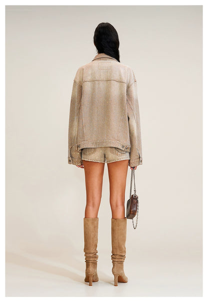 Wild Continent Handcrafted Oversized Denim Jacket