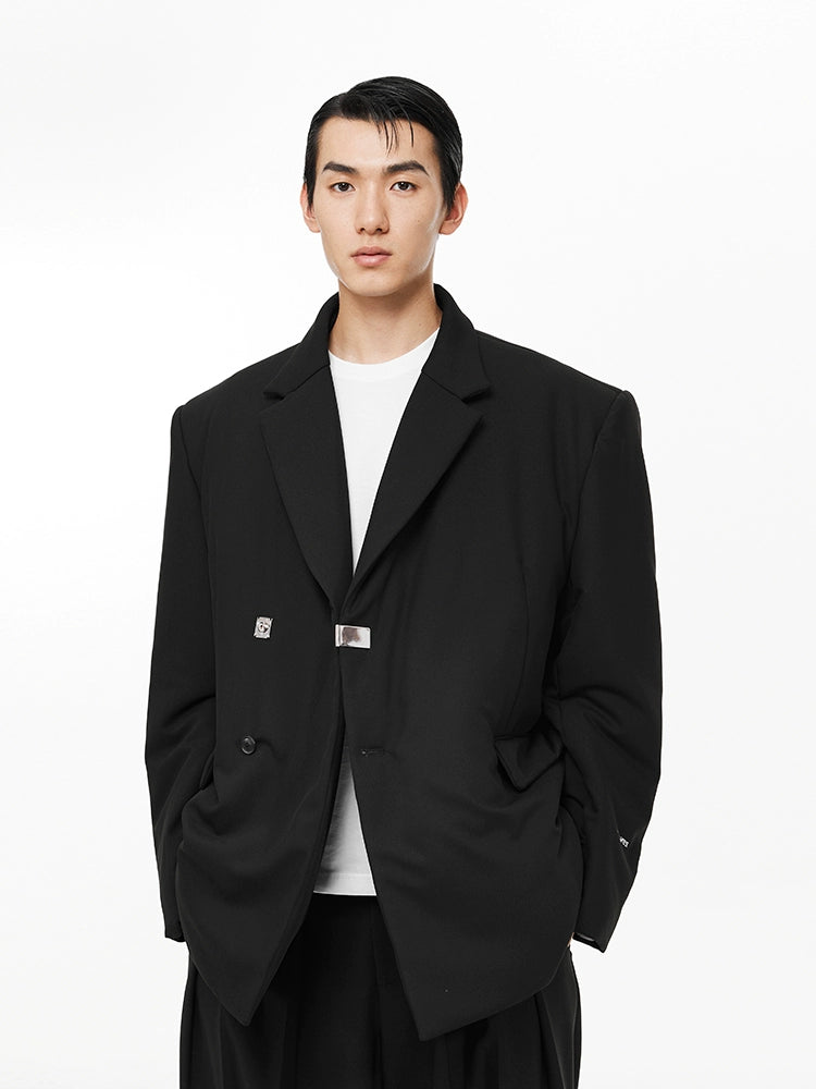 Double-Breasted Suit Jacket - CHINASQUAD