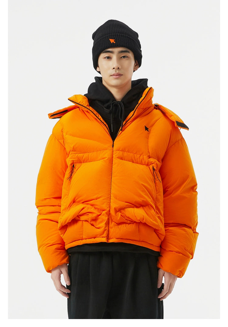 Detachable Hood Down Jacket - CHINASQUAD