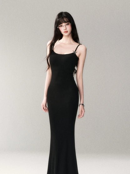 Butterfly Hardware Sculpting Stretch Cami Maxi Dress