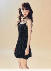 Lace Spaghetti Strap Dress - CHINASQUAD