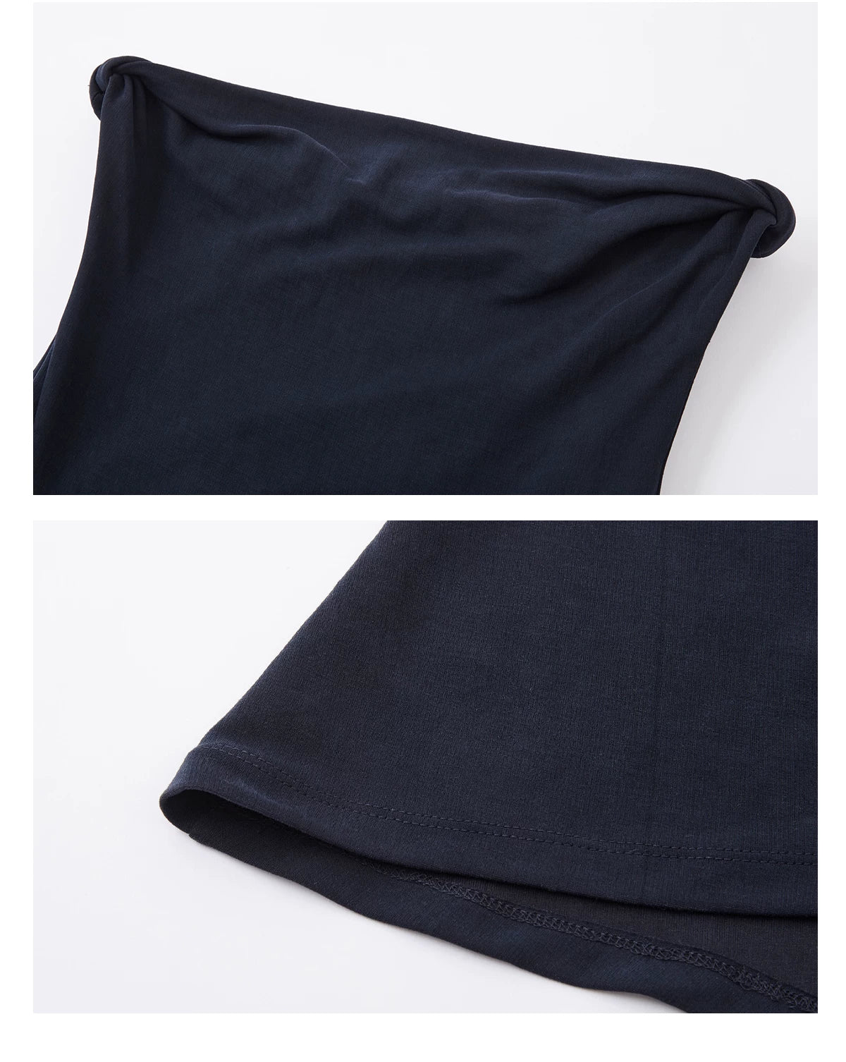 Twisted Strap Knit Midi Dress