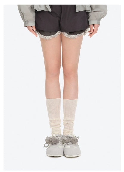 13DE MARZO Plush Bear Elevated Mule Sneakers
