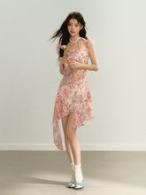 Floral Spaghetti Strap Dress - CHINASQUAD