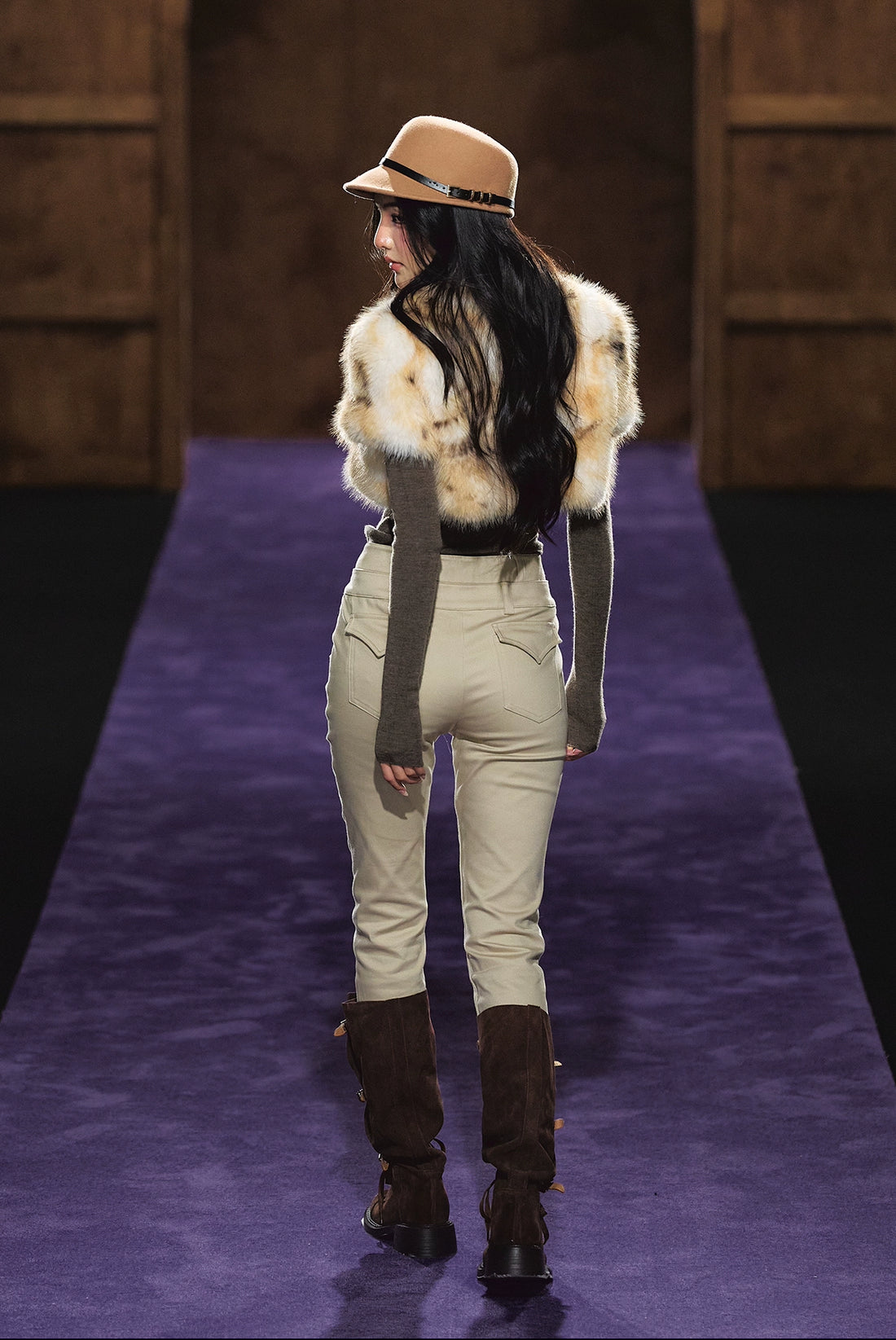 Dual-Waistband High-Rise Stretch Skinny Jeans