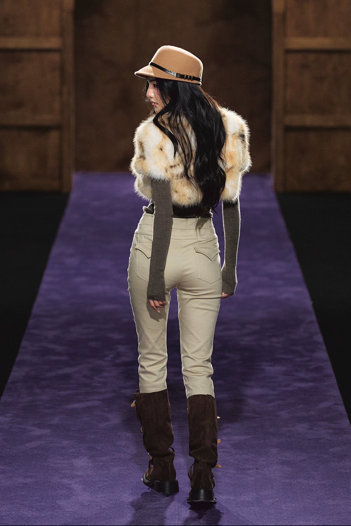 Dual-Waistband High-Rise Stretch Skinny Jeans