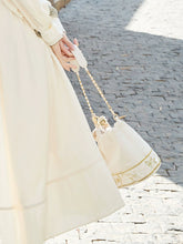 Embroidered Tassel Pendant Bucket Shoulder Bag - CHINASQUAD