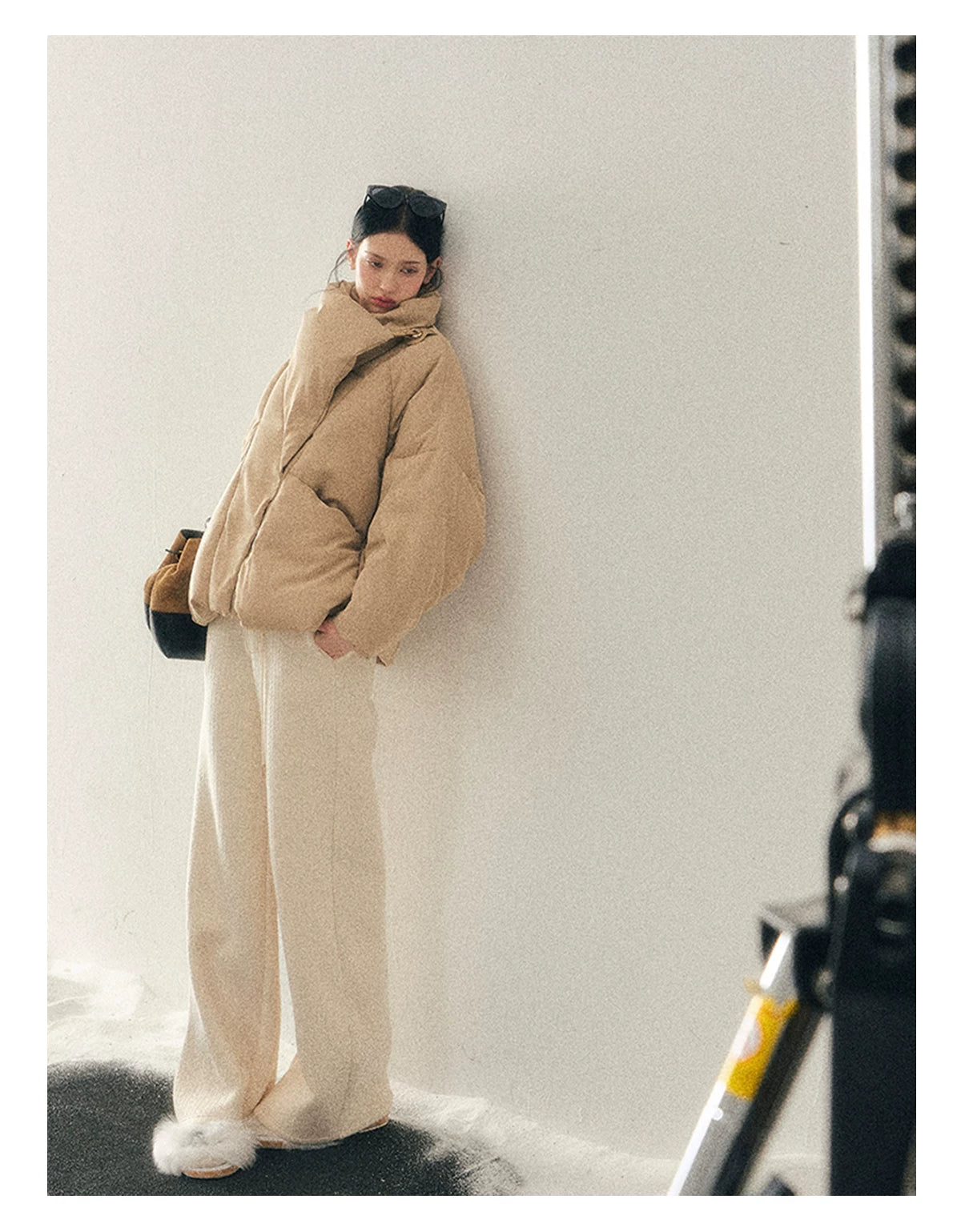 High Neck 90% Down Winter Puffer Jacket