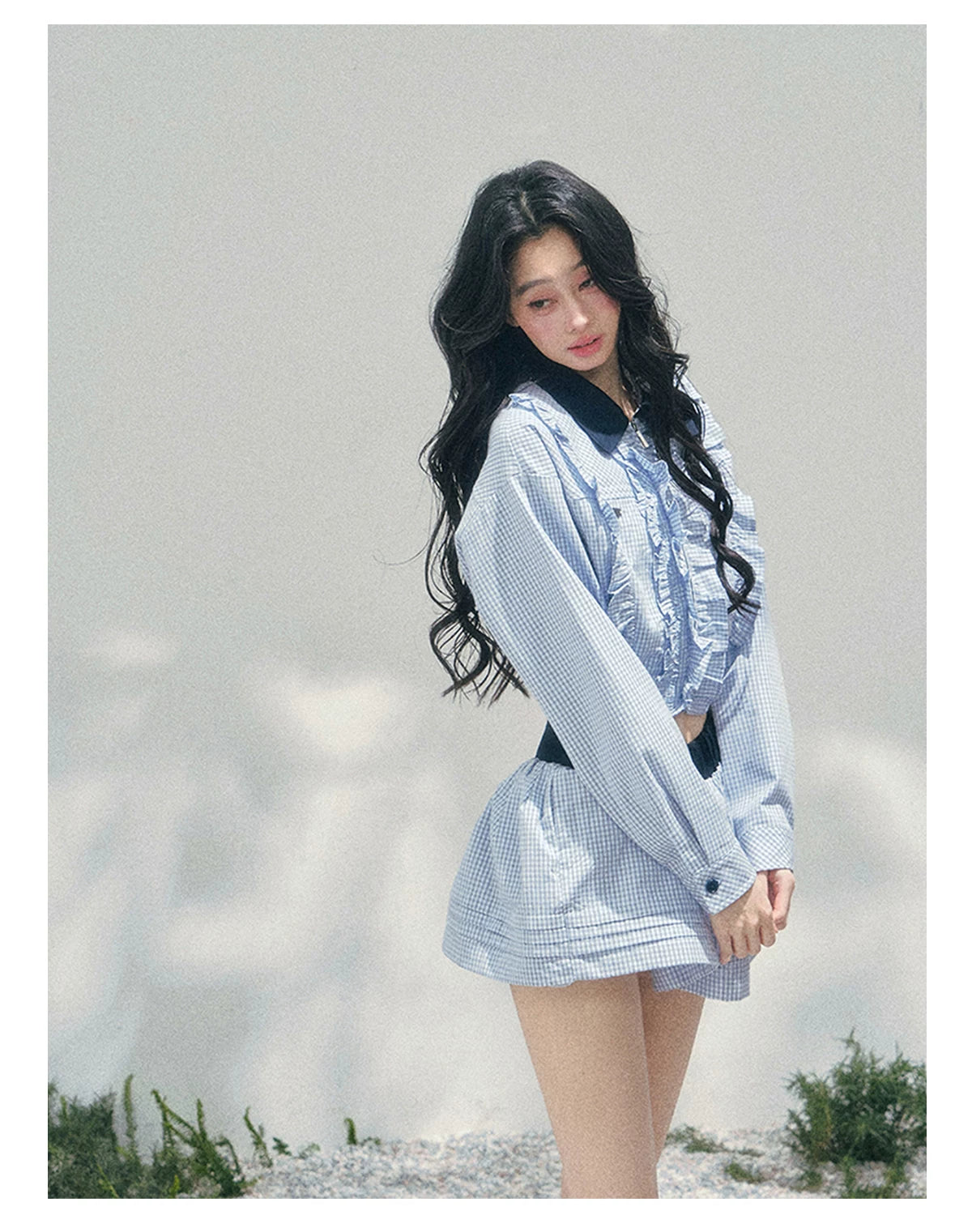 Preppy Check Cropped Set