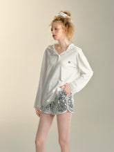 White Lace Hooded Top - CHINASQUAD