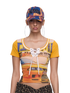 24ANS Retro Racing Print Layered-Look Patchwork T-Shirt – T-Shirts & Polos