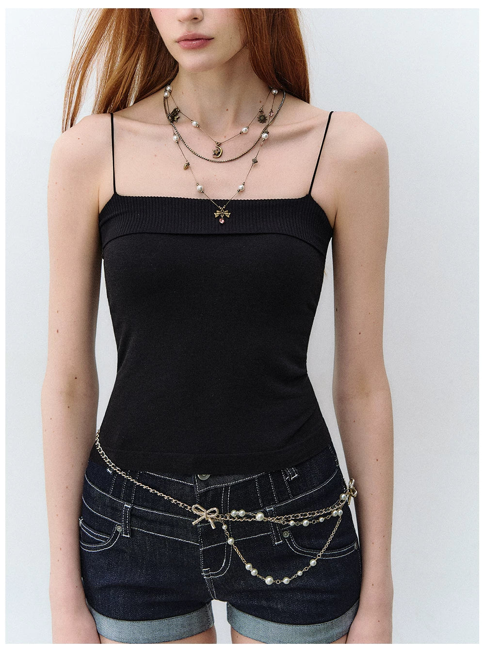 X-line Seamless Silk Wool Camisole