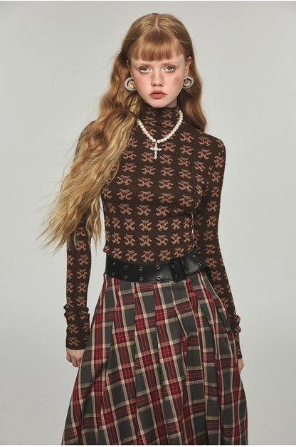 Bear Turtleneck Knitted Innerwear sweater - CHINASQUAD