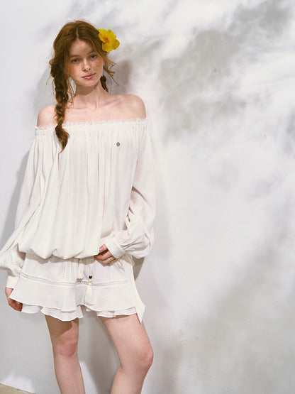 Cool and Relaxing Sun-protection Cover-up &amp; Skort Set
