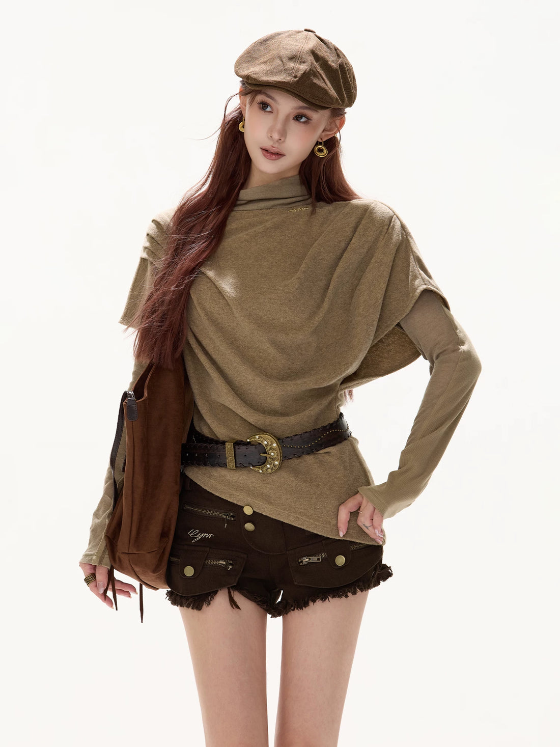 Textured Panel Knit Base Layer