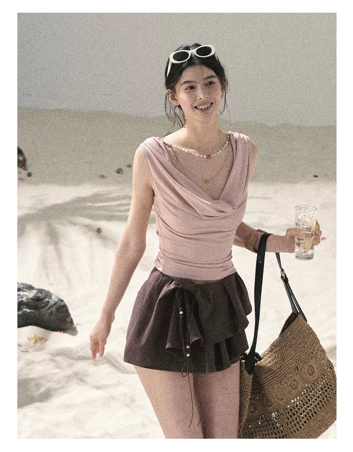 Layered Ruffle Mini Skirt