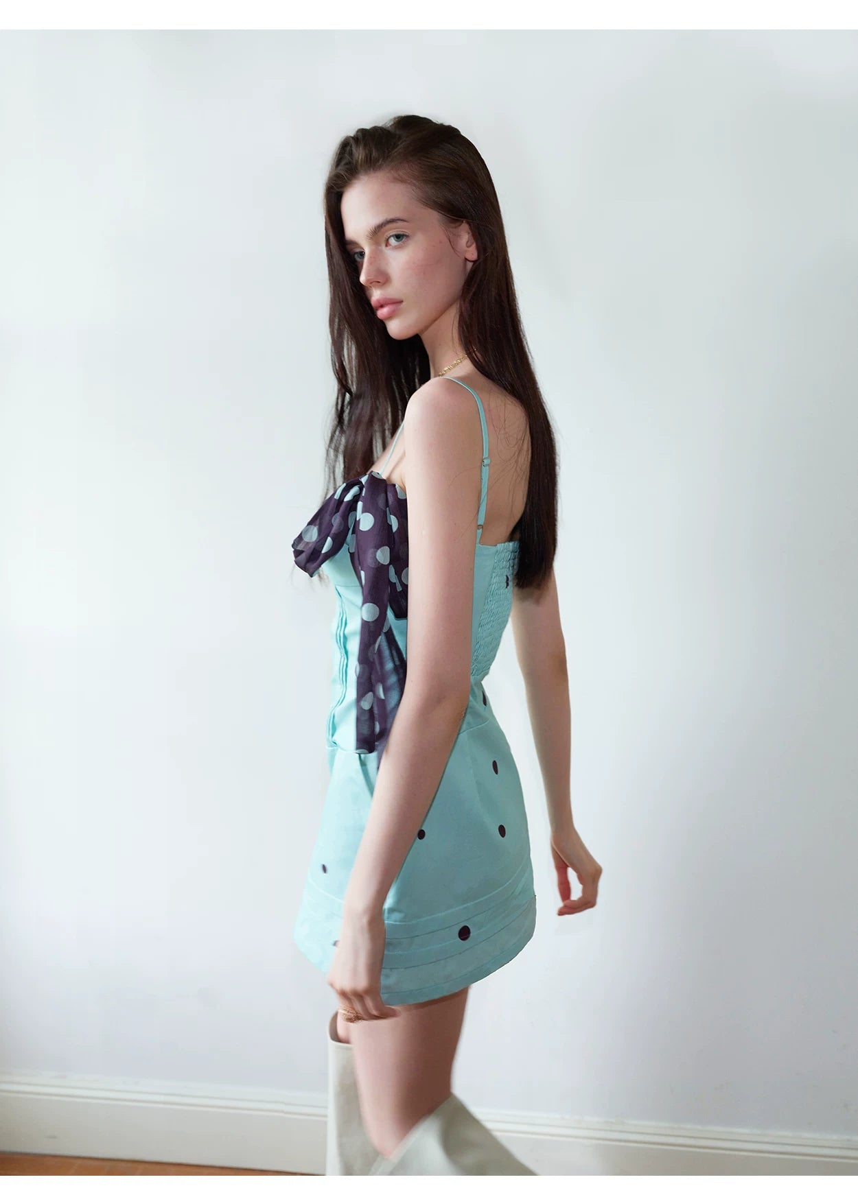 Vintage Polka Dot Slip Dress NeverMore