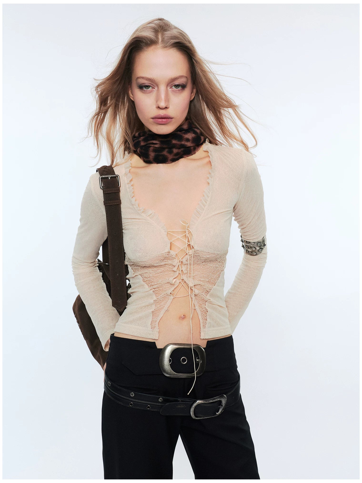 Mesh Panel Drawstring Base Layer