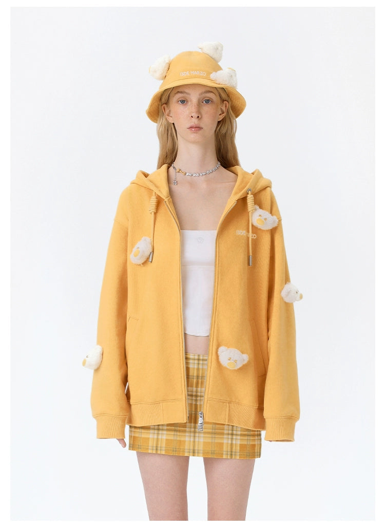 Teddy Cloud Zip Hoodie