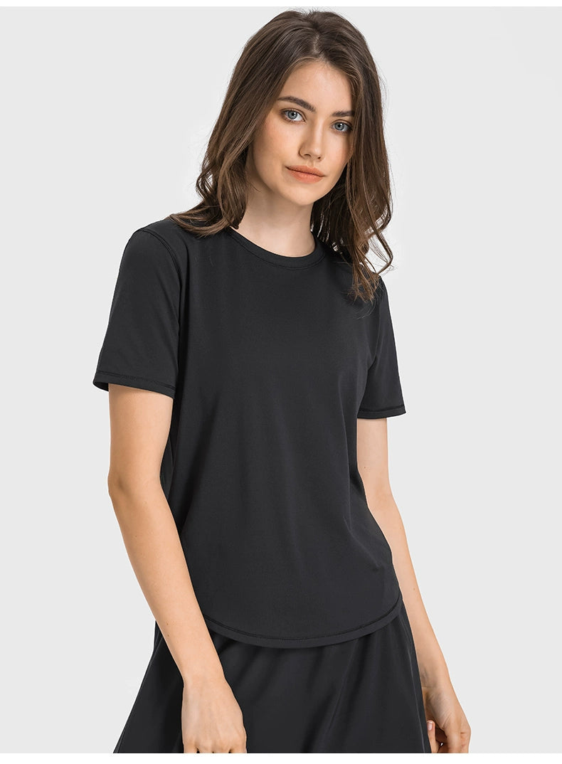 Round-neck Quick-drying Sunscreen Short Sleeve