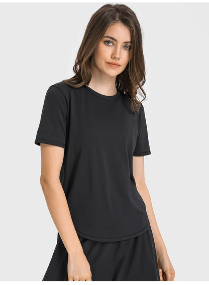 Round-neck Quick-drying Sunscreen Short Sleeve