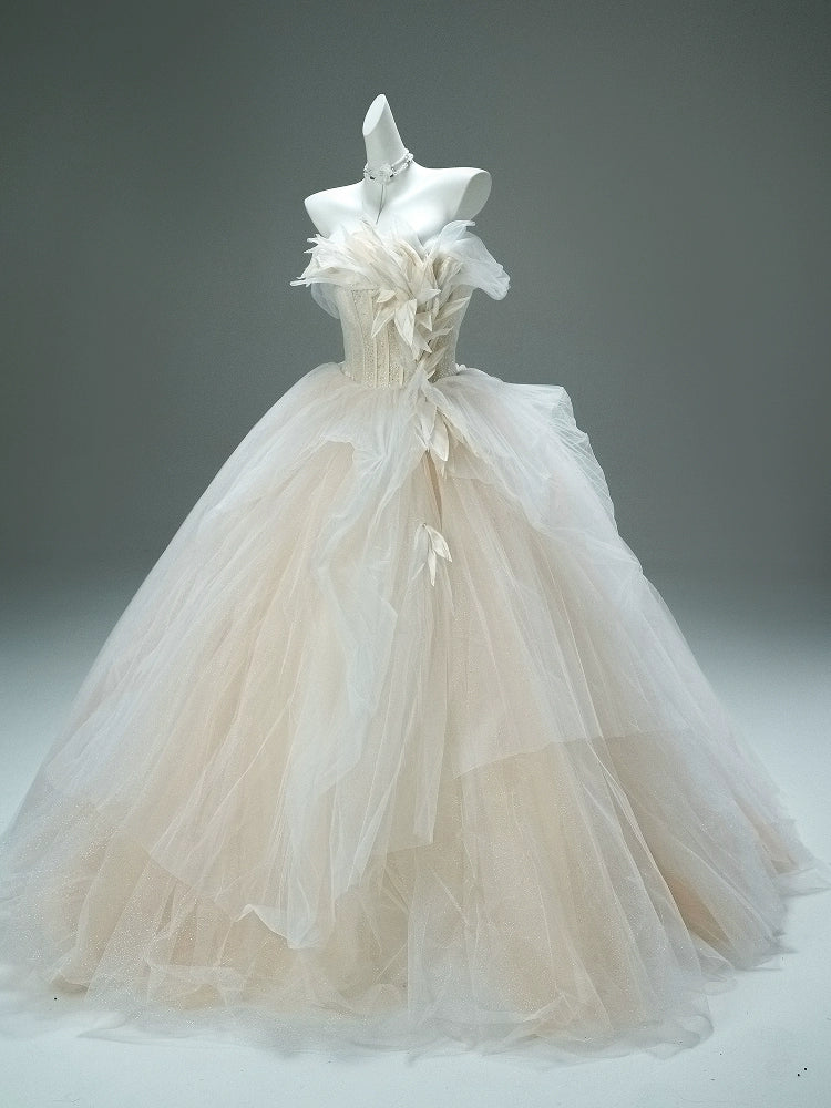 Snowmelt Reverie Couture Gown