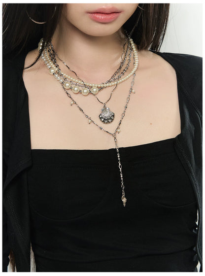 Ocean-Inspired Shell Necklace Set