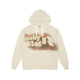 Beige Printed Hoodie - CHINASQUAD