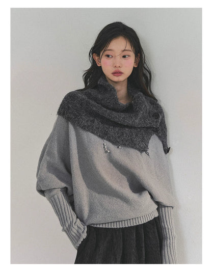 Soft Sweet Off-Shoulder Knit Sweater