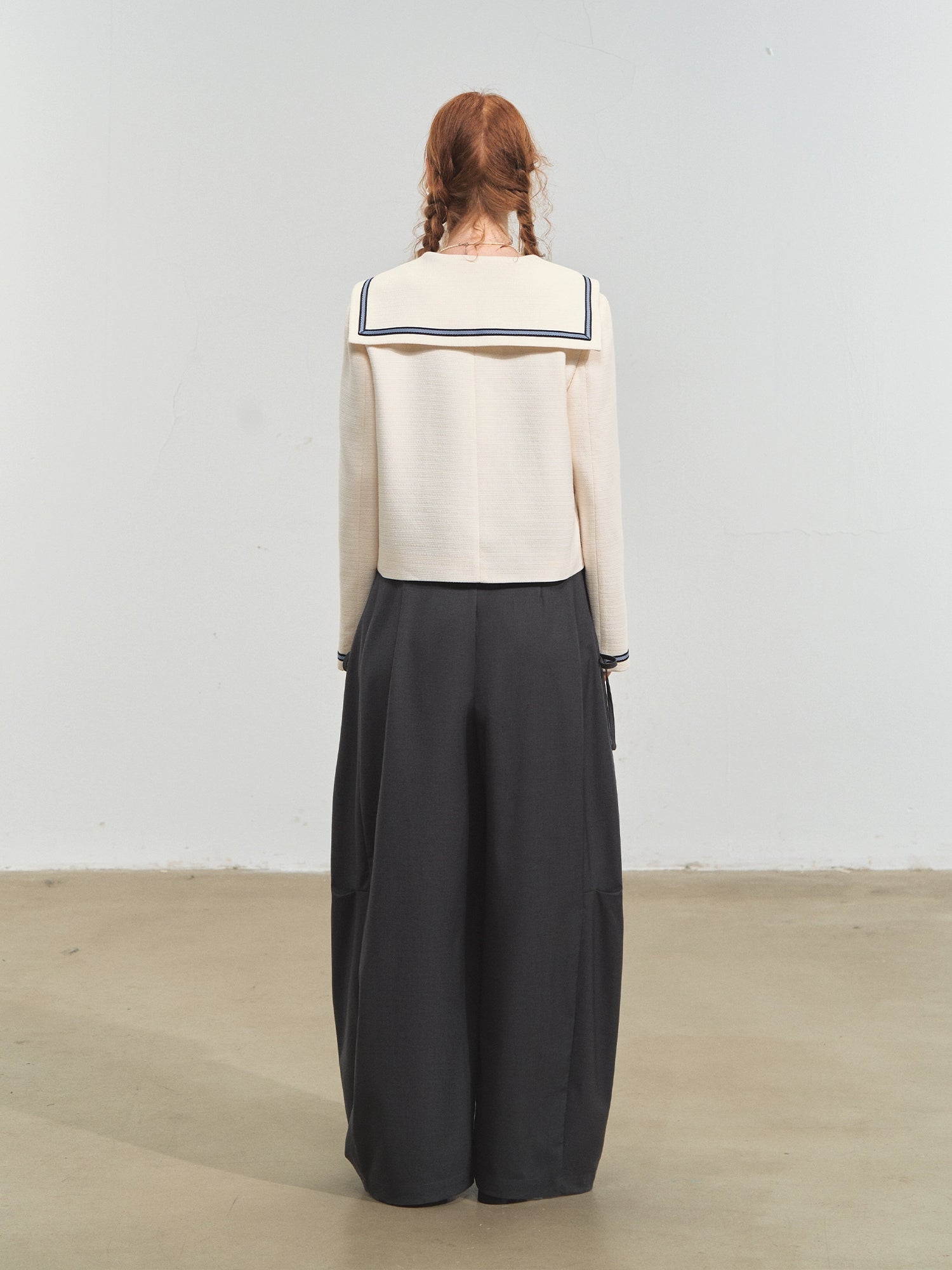 Nautical Embroidered Tweed Cropped Jackets