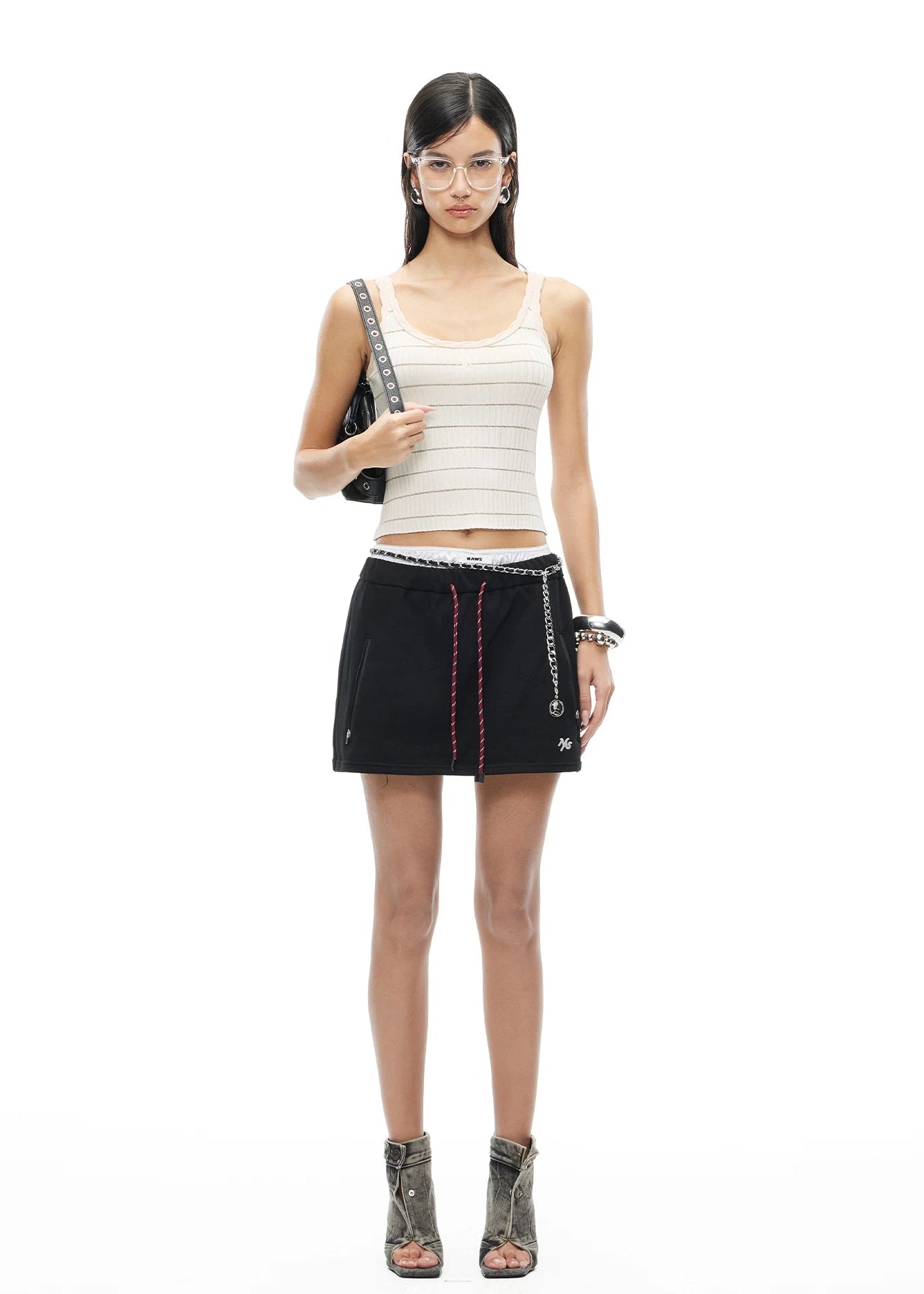 Ghost Weave Slim Fit Jacquard Tank Top