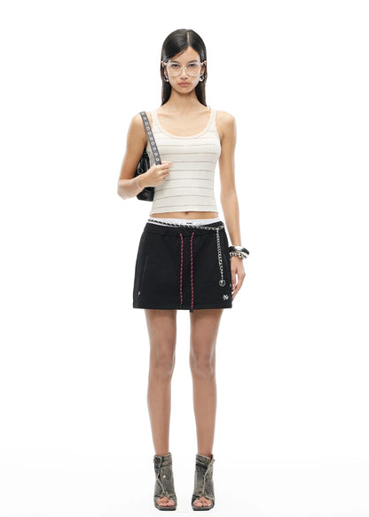 Ghost Weave Slim Fit Jacquard Tank Top