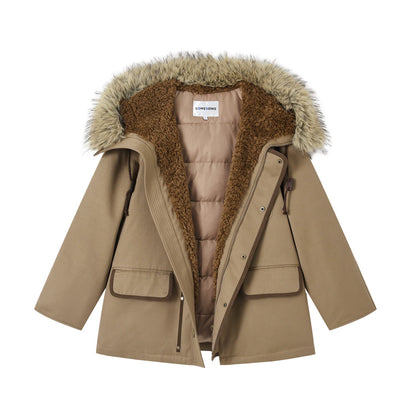 Hooded Utility Parka Puffer Down