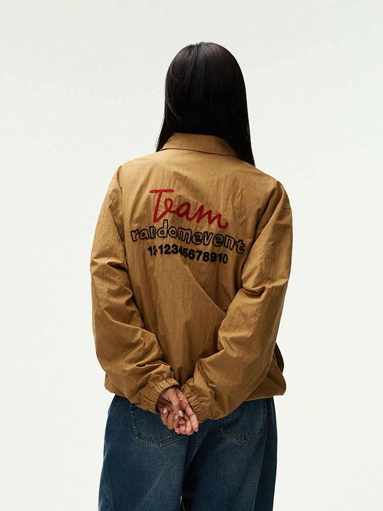 Retro Logo Coach Jacket